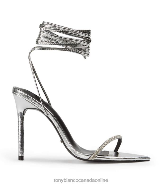 Stiletto Heels| Tony Bianco Women Makai Heels H0FJ196 Silver Foil