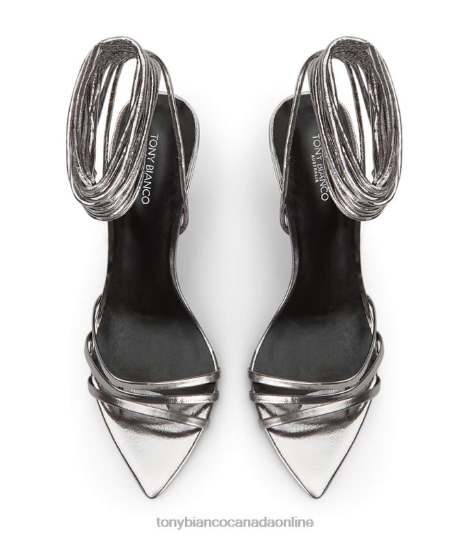 Stiletto Heels| Tony Bianco Women Mavis Heels H0FJ189 Gunmetal Glimmer