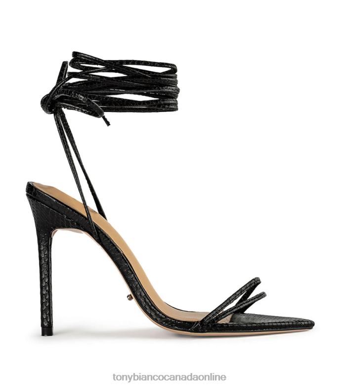 Stiletto Heels| Tony Bianco Women Millie Heels H0FJ110 Black Snake