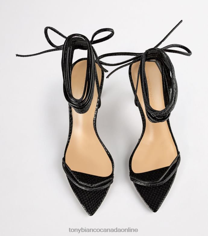 Stiletto Heels| Tony Bianco Women Millie Heels H0FJ110 Black Snake
