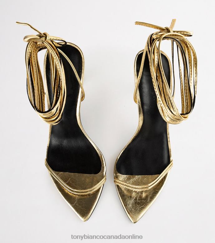 Stiletto Heels| Tony Bianco Women Millie Heels H0FJ112 Gold Foil