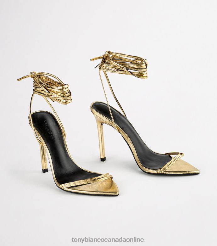 Stiletto Heels| Tony Bianco Women Millie Heels H0FJ112 Gold Foil