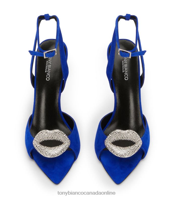 Stiletto Heels| Tony Bianco Women Moshi Heels H0FJ177 Azure Suede
