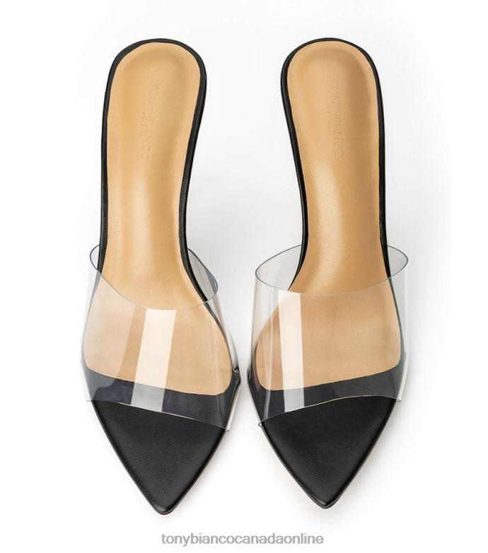 Stiletto Heels| Tony Bianco Women MyloHeels H0FJ165 Clear Vinylite/Black