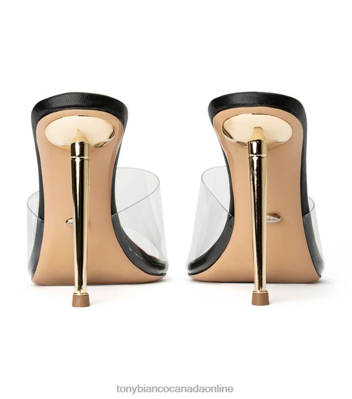 Stiletto Heels| Tony Bianco Women MyloHeels H0FJ165 Clear Vinylite/Black