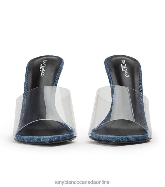 Stiletto Heels| Tony Bianco Women Mylo Heels H0FJ88 Clear Vinylite/Blue Denim
