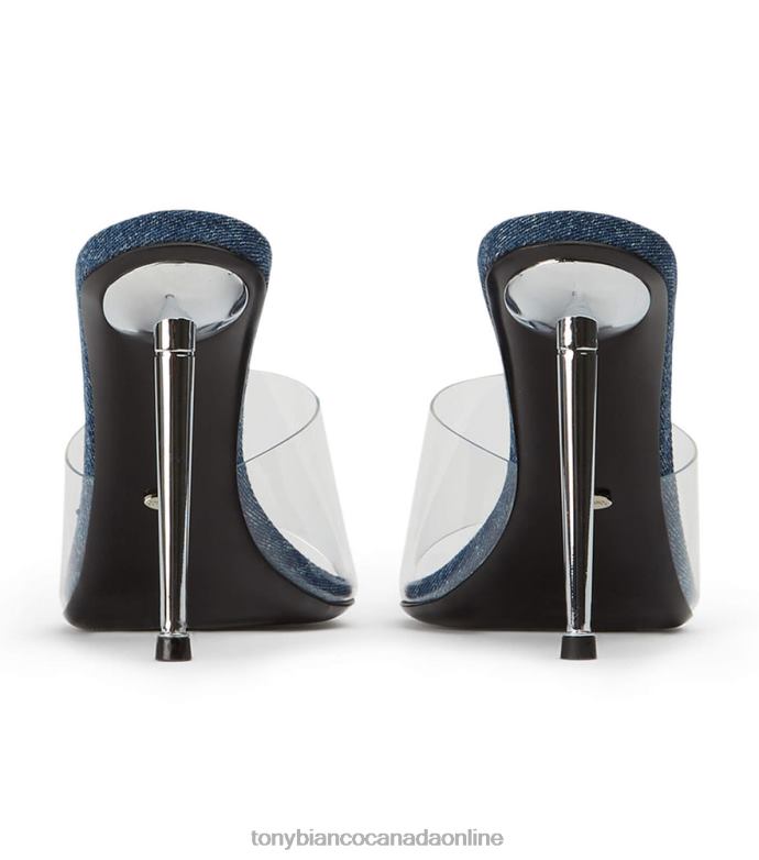 Stiletto Heels| Tony Bianco Women Mylo Heels H0FJ88 Clear Vinylite/Blue Denim