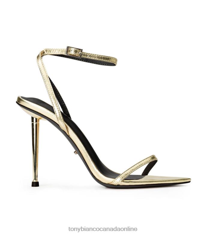 Stiletto Heels| Tony Bianco Women Myra Heels H0FJ103 Gold Nappa Metallic