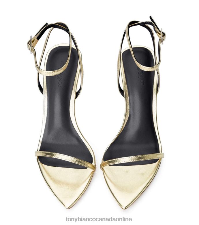 Stiletto Heels| Tony Bianco Women Myra Heels H0FJ103 Gold Nappa Metallic