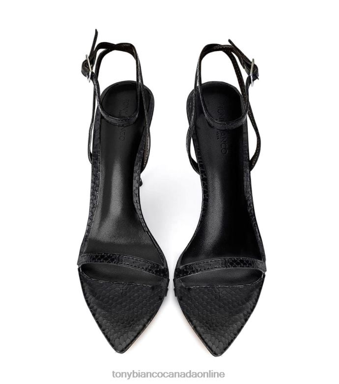 Stiletto Heels| Tony Bianco Women Myra Heels H0FJ105 Black Snake