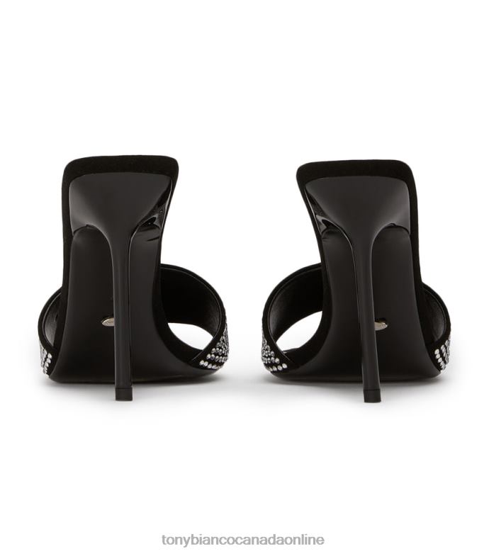 Stiletto Heels| Tony Bianco Women Naomi Heels H0FJ146 Clear Crystal/Black Suede