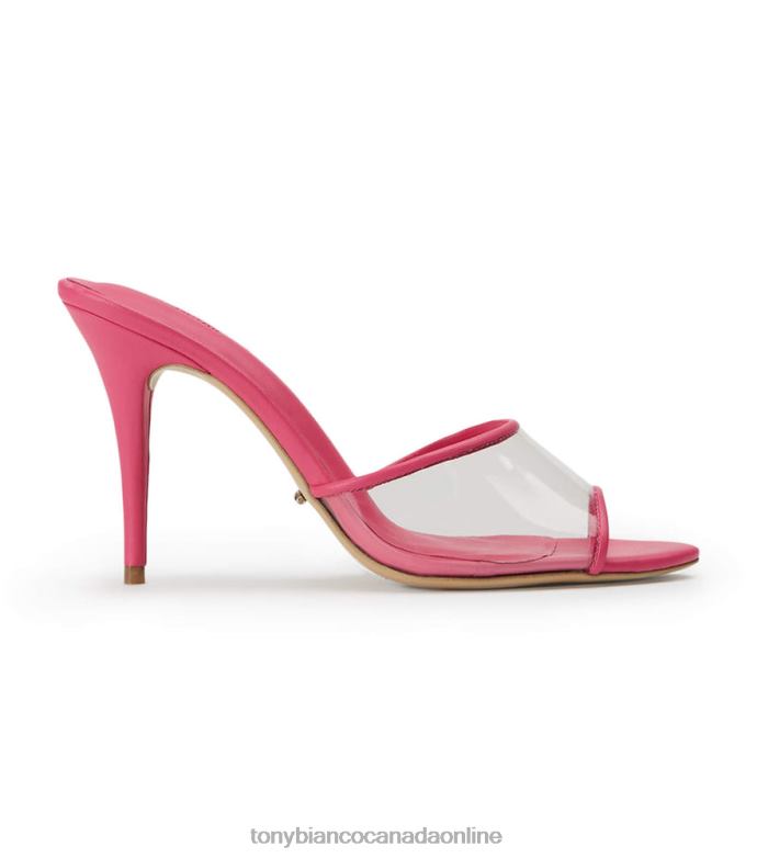 Stiletto Heels| Tony Bianco Women Riana Heels H0FJ187 Clear Vinylite/Acid Pink