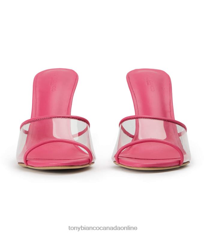 Stiletto Heels| Tony Bianco Women Riana Heels H0FJ187 Clear Vinylite/Acid Pink