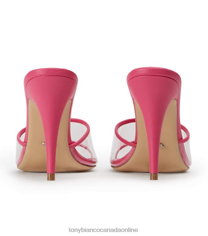 Stiletto Heels| Tony Bianco Women Riana Heels H0FJ187 Clear Vinylite/Acid Pink