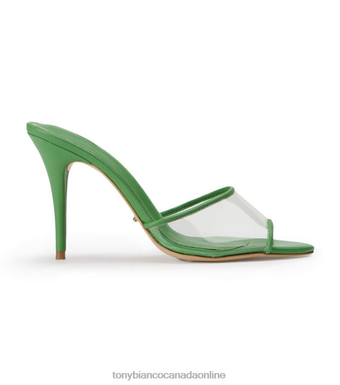 Stiletto Heels| Tony Bianco Women Riana Heels H0FJ188 Clear Vinylite/Acid Green