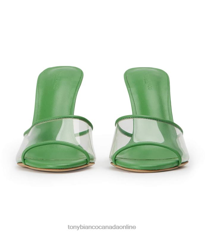Stiletto Heels| Tony Bianco Women Riana Heels H0FJ188 Clear Vinylite/Acid Green