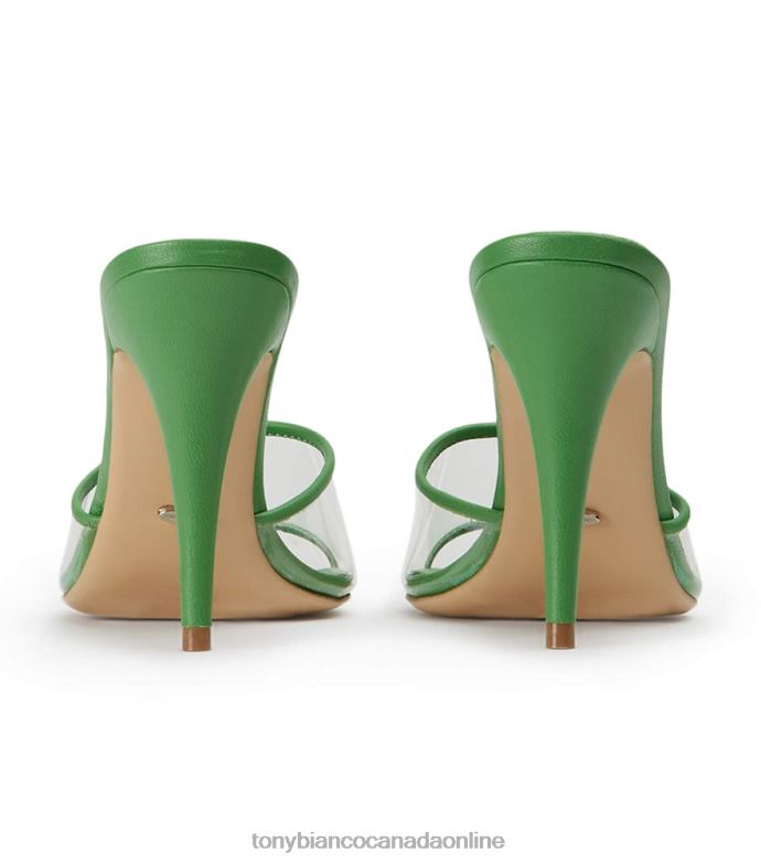 Stiletto Heels| Tony Bianco Women Riana Heels H0FJ188 Clear Vinylite/Acid Green