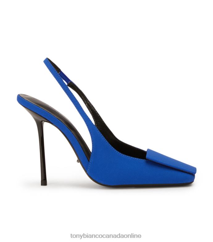 Stiletto Heels| Tony Bianco Women Rue Heels H0FJ132 Azure Crepe