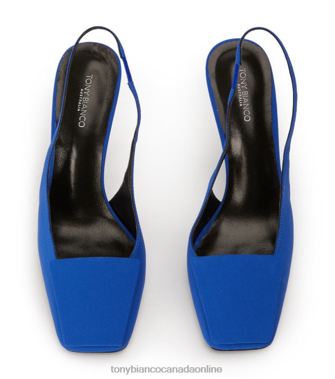 Stiletto Heels| Tony Bianco Women Rue Heels H0FJ132 Azure Crepe