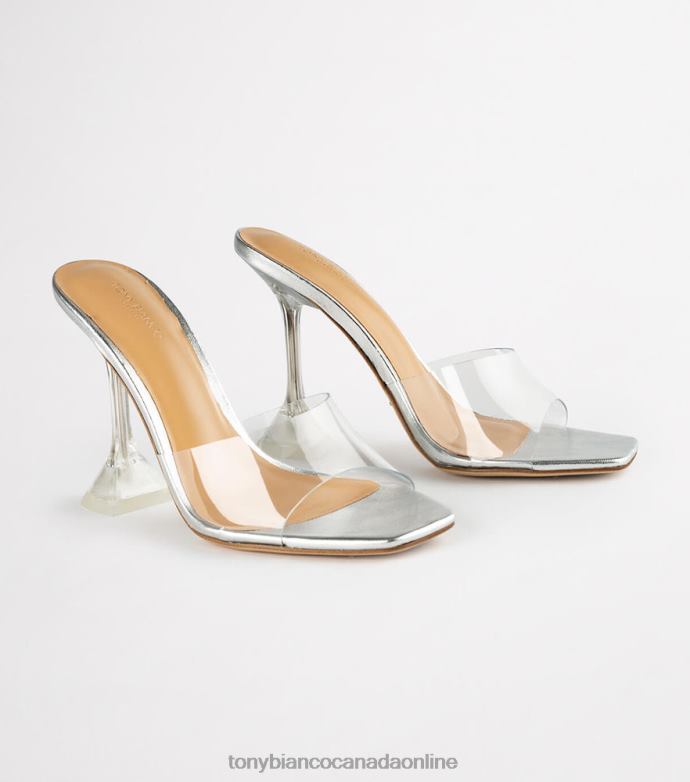 Stiletto Heels| Tony Bianco Women Serri Heels H0FJ93 Clear Vinylite/Silver