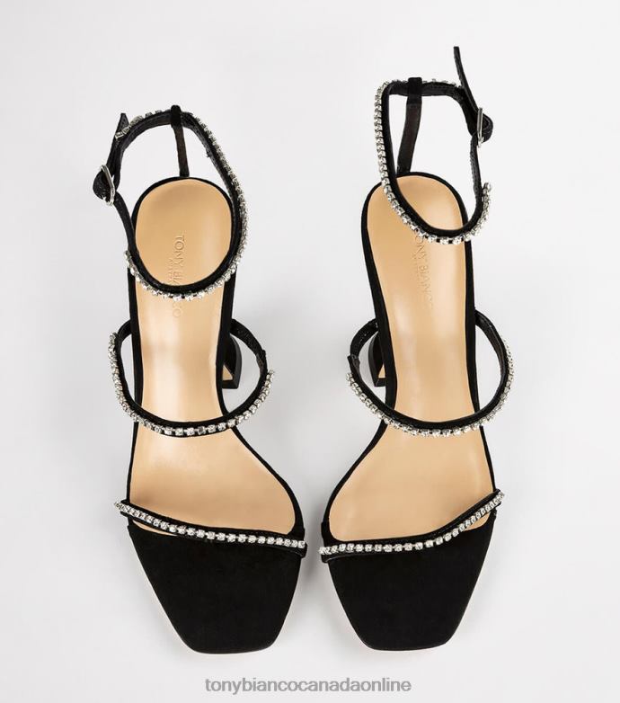 Stiletto Heels| Tony Bianco Women Shy Heels H0FJ60 Black Suede