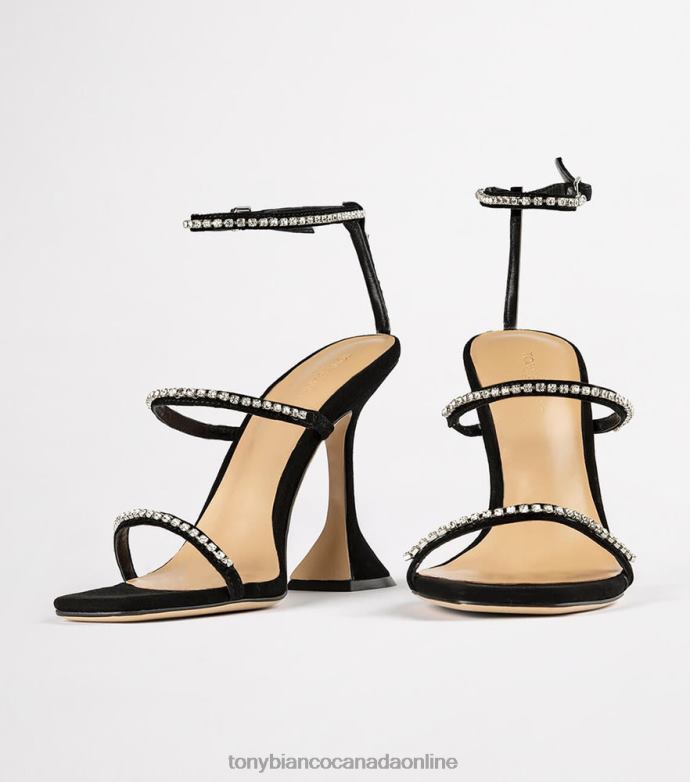 Stiletto Heels| Tony Bianco Women Shy Heels H0FJ60 Black Suede