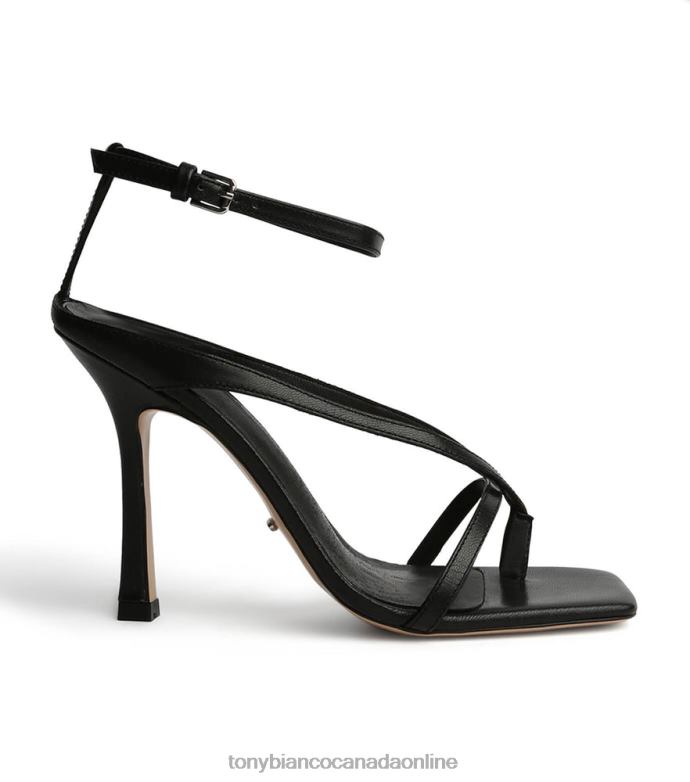Strappy Heels| Tony Bianco Women Faythe Heels H0FJ366 Black Kid