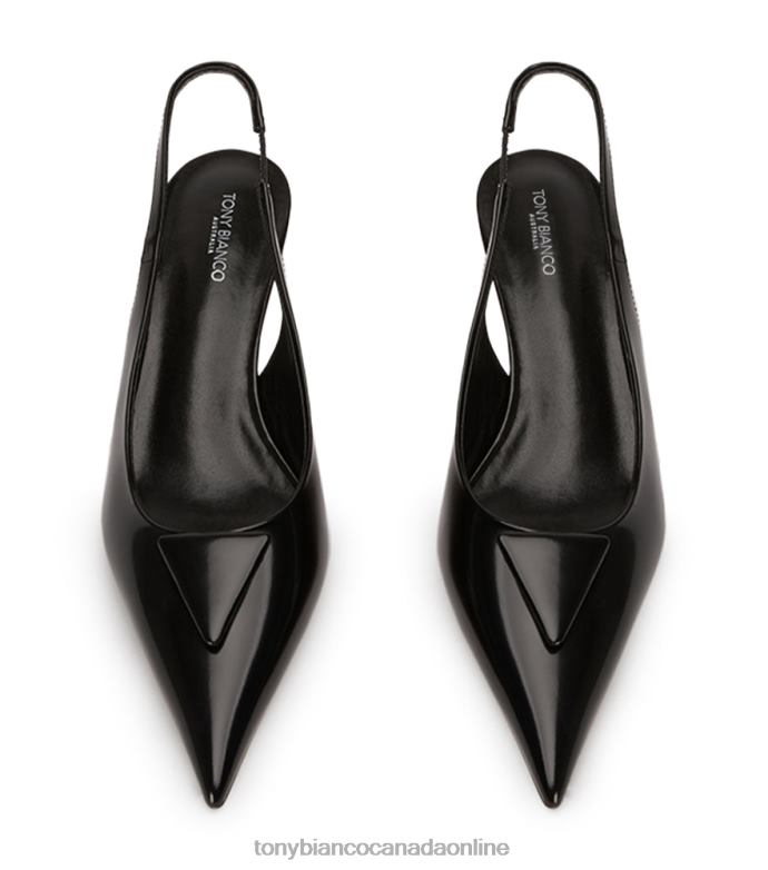 Court Shoes| Tony Bianco Women Kimmy Heels H0FJ315 Black Hi Shine