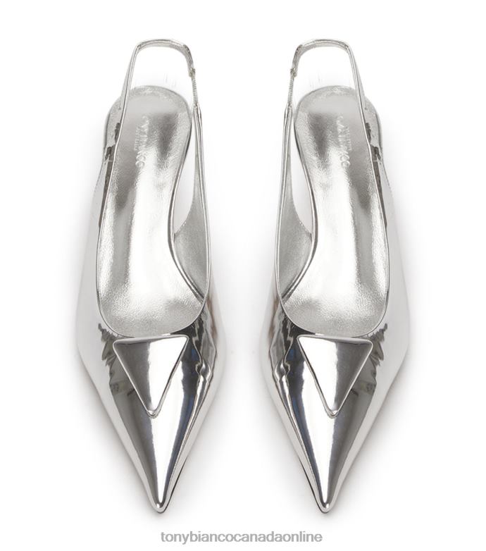 Court Shoes| Tony Bianco Women Kimmy Heels H0FJ316 Silver Shine