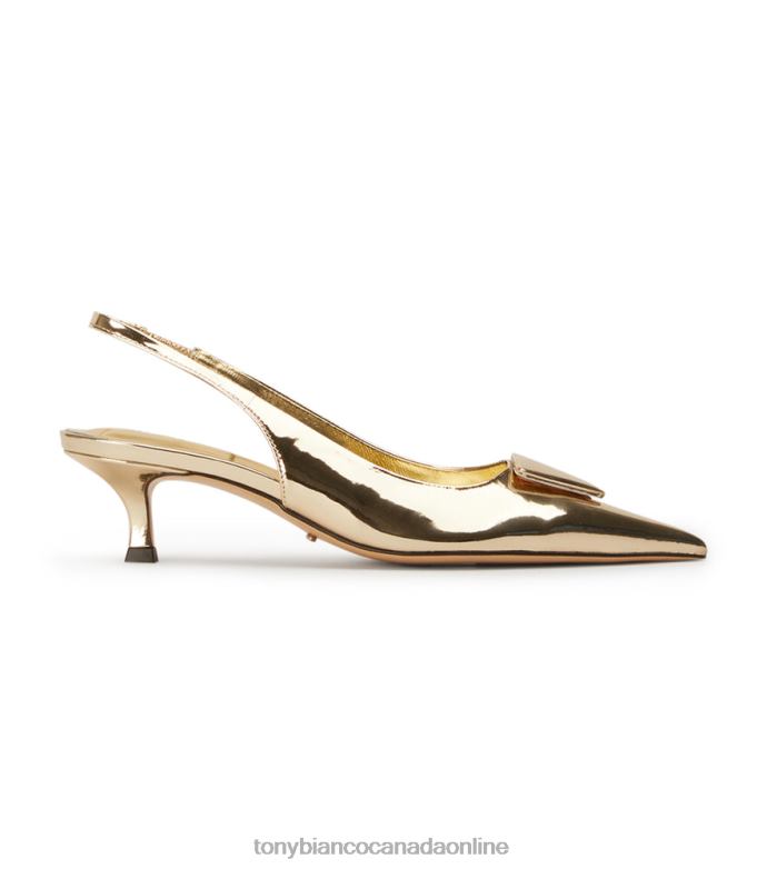 Court Shoes| Tony Bianco Women Kimmy Heels H0FJ317 Gold Shine