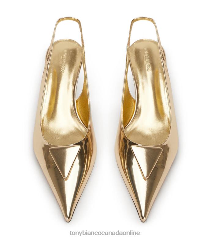 Court Shoes| Tony Bianco Women Kimmy Heels H0FJ317 Gold Shine