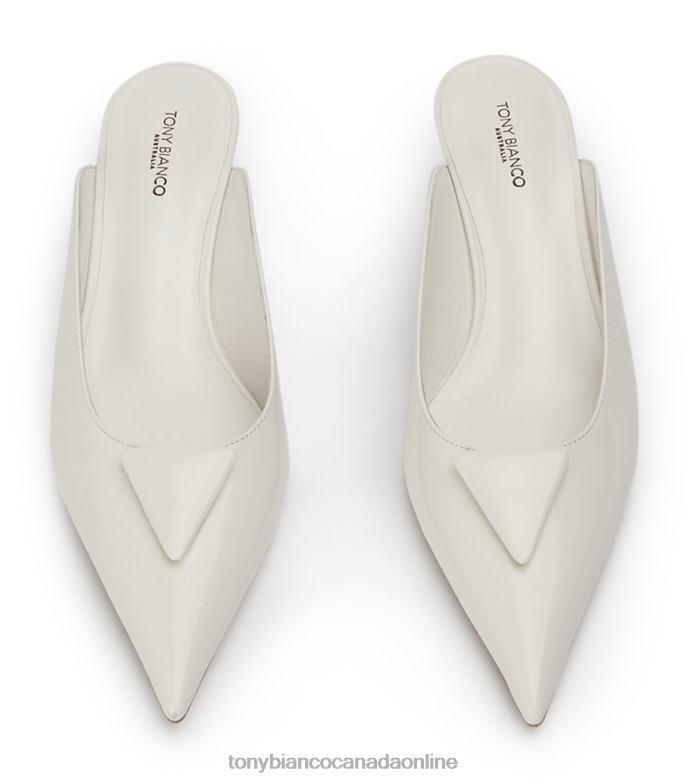 Court Shoes| Tony Bianco Women Kira Heels H0FJ326 White Hi Shine