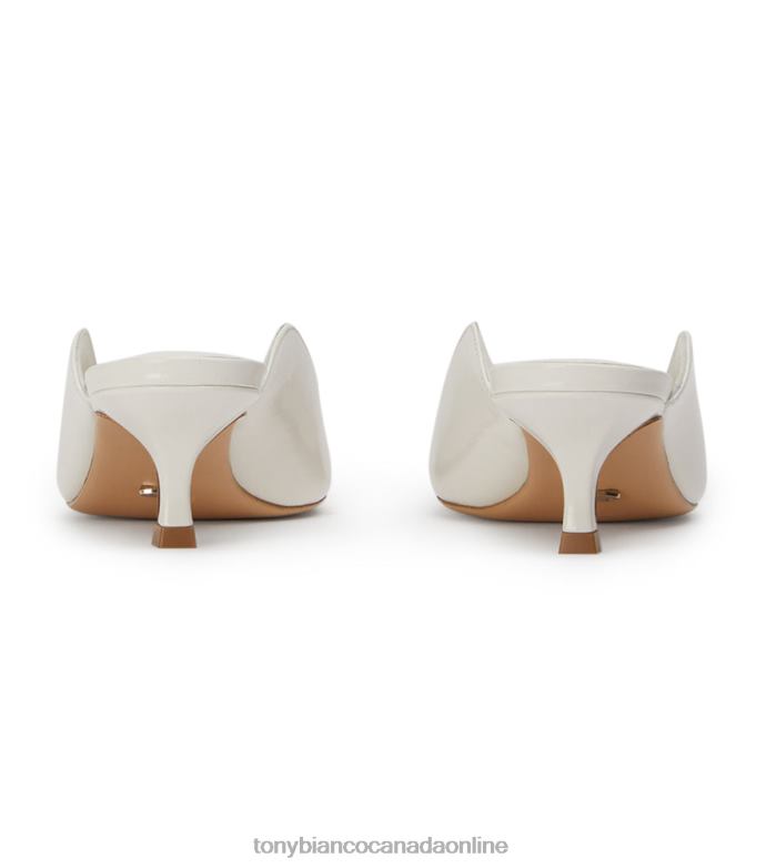 Court Shoes| Tony Bianco Women Kira Heels H0FJ326 White Hi Shine