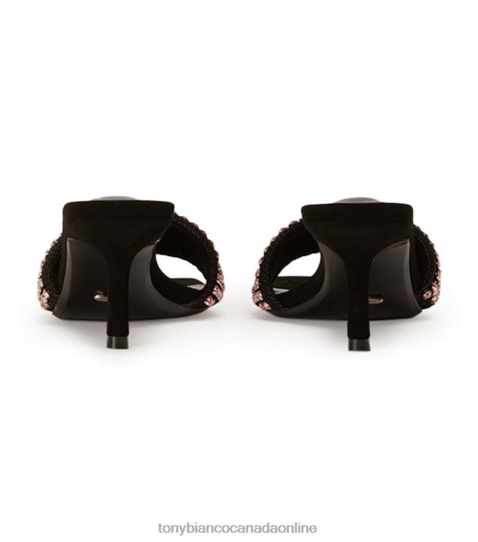 Low Heels| Tony Bianco Women Amos Heels H0FJ290 Pink Crystal/Black Suede