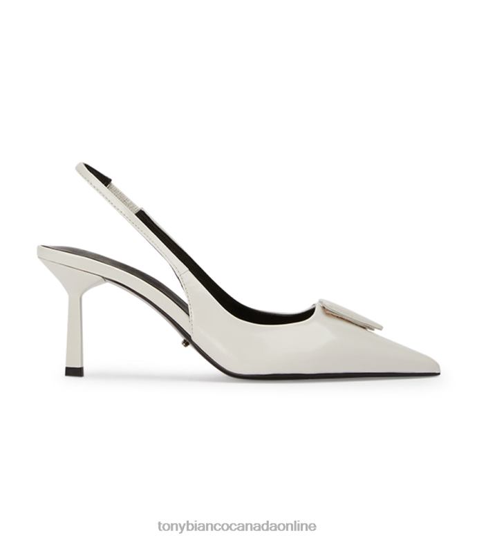 Low Heels| Tony Bianco Women Bertie Heels H0FJ255 White Hi Shine