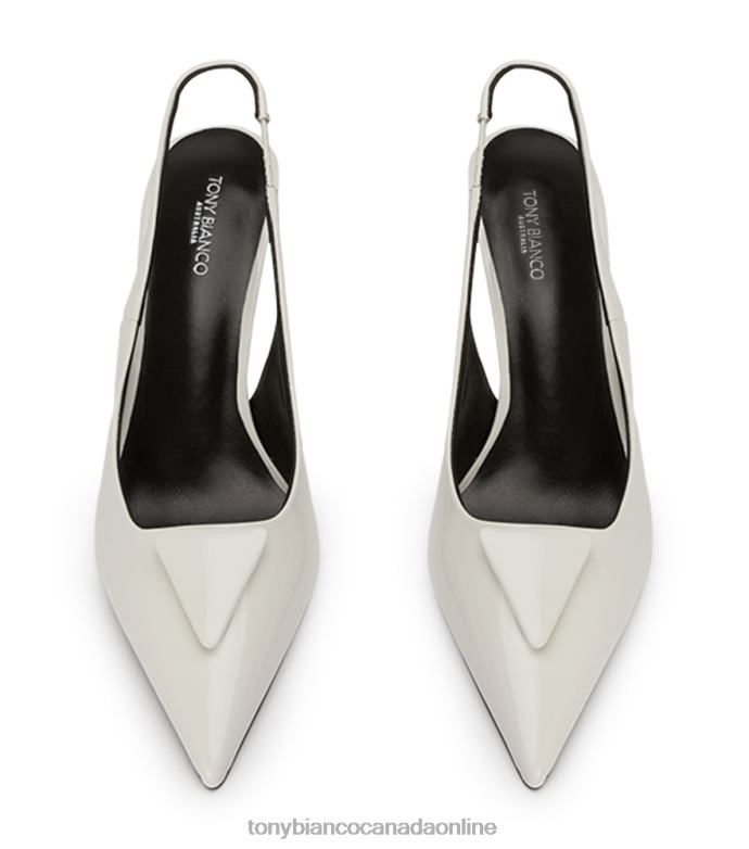 Low Heels| Tony Bianco Women Bertie Heels H0FJ255 White Hi Shine