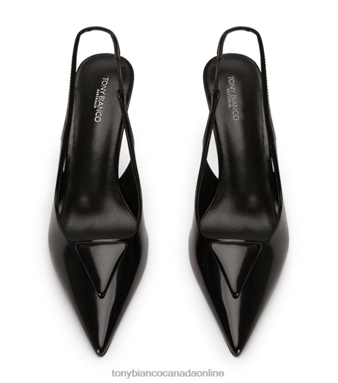 Low Heels| Tony Bianco Women Bertie Heels H0FJ256 Black Hi Shine
