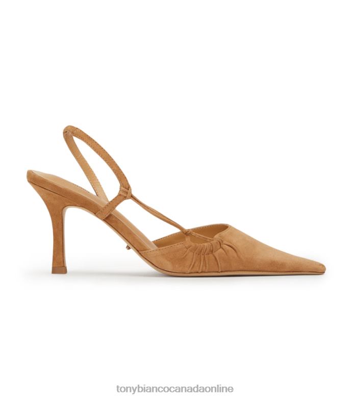 Low Heels| Tony Bianco Women Sakai Heels H0FJ269 Butterscotch Suede