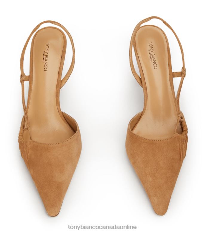 Low Heels| Tony Bianco Women Sakai Heels H0FJ269 Butterscotch Suede