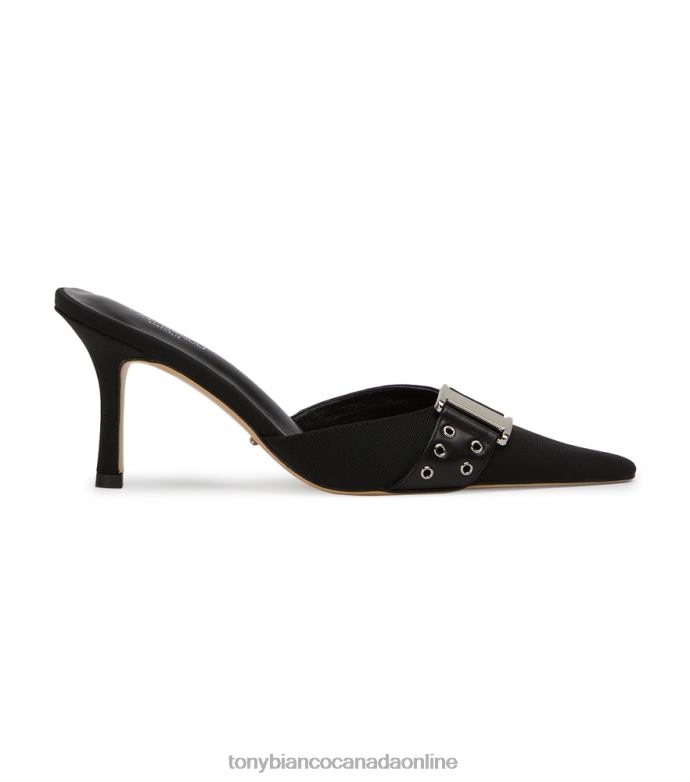 Low Heels| Tony Bianco Women Samma Heels H0FJ261 Black Grosgrain/Black Como