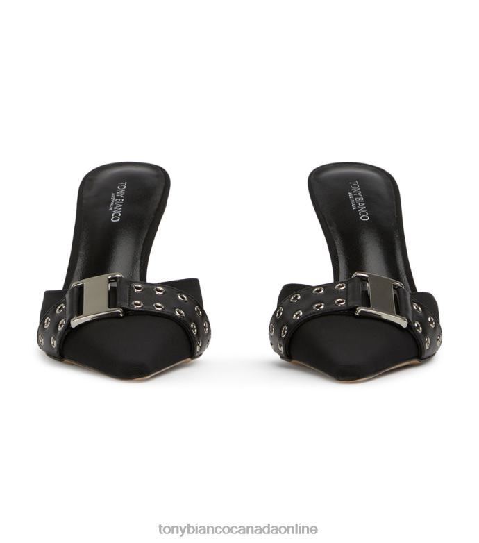 Low Heels| Tony Bianco Women Samma Heels H0FJ261 Black Grosgrain/Black Como