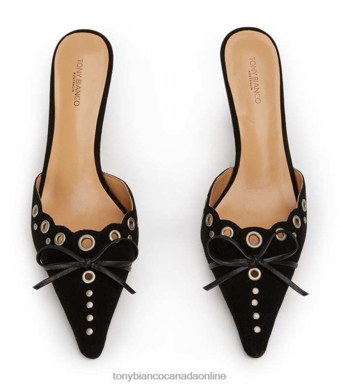Low Heels| Tony Bianco Women Shae Heels H0FJ241 Black Suede