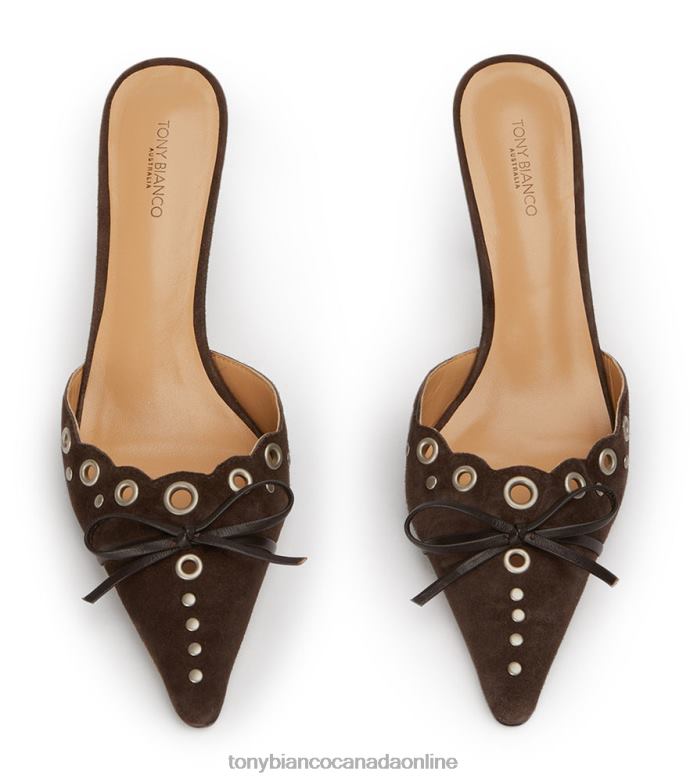 Low Heels| Tony Bianco Women Shae Heels H0FJ243 Espresso Suede