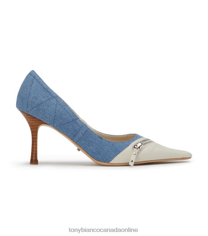 Low Heels| Tony Bianco Women Swan Heels H0FJ266 Washed Denim