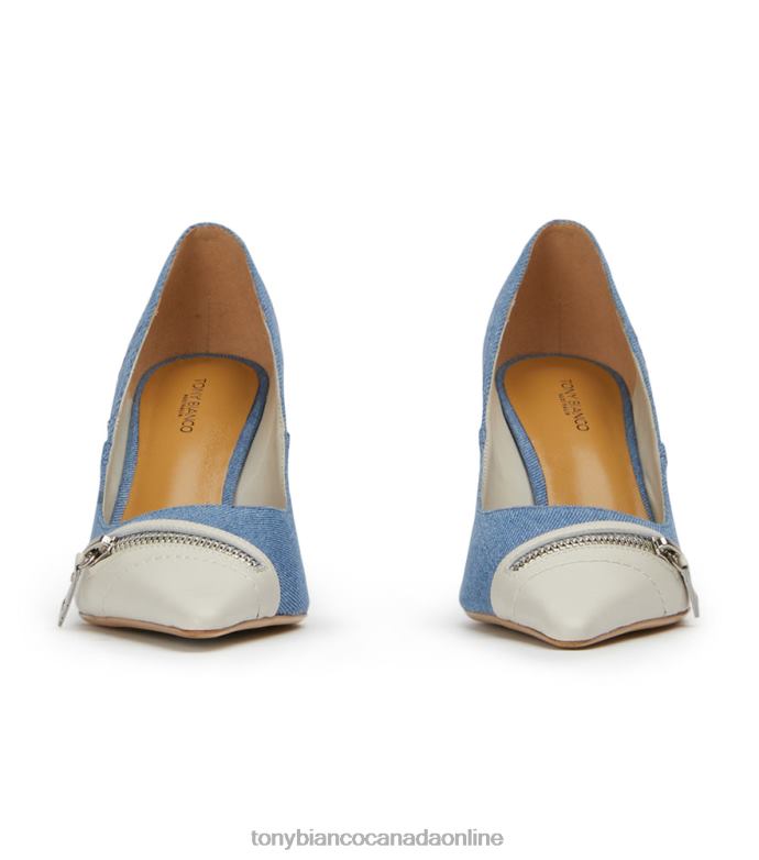 Low Heels| Tony Bianco Women Swan Heels H0FJ266 Washed Denim