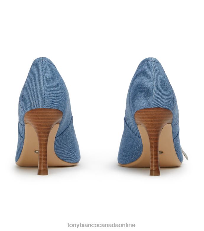 Low Heels| Tony Bianco Women Swan Heels H0FJ266 Washed Denim