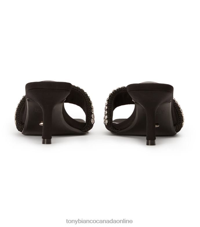 Stiletto Heels| Tony Bianco Women Amos Heels H0FJ54 Crystal/Black Suede