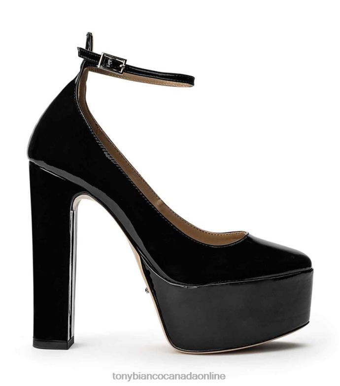 Platform Heels| Tony Bianco Women Jaguar Heels H0FJ10 Black Patent