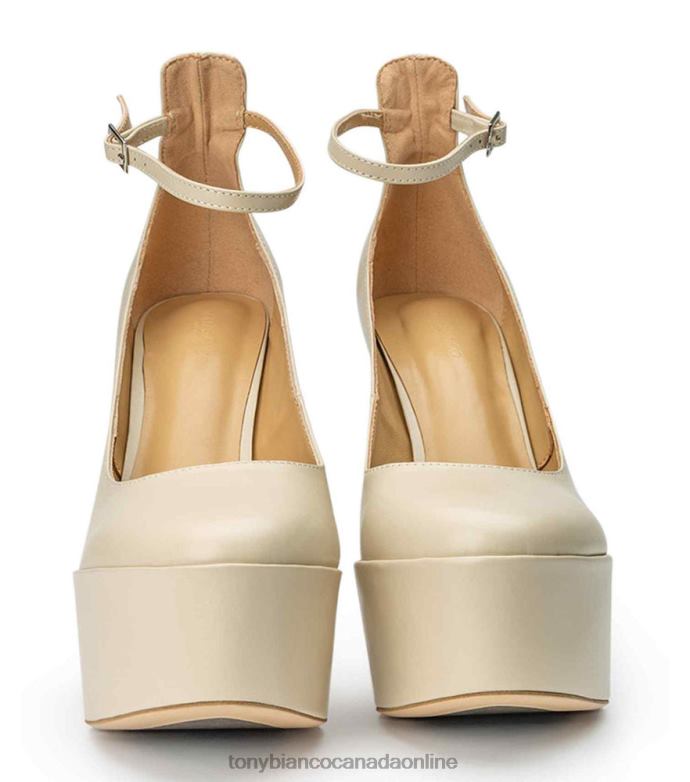 Platform Heels| Tony Bianco Women Jaguar Heels H0FJ39 Vanilla Capretto
