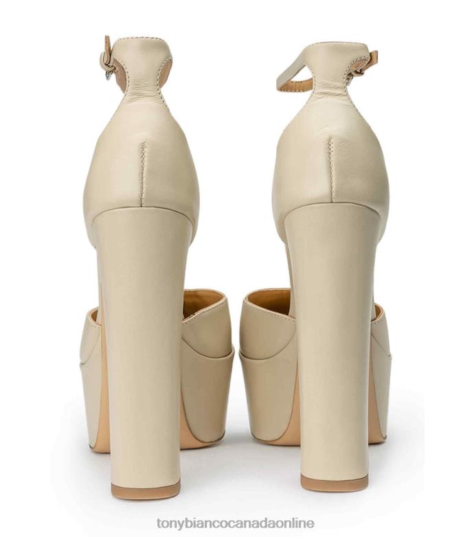 Platform Heels| Tony Bianco Women Jaguar Heels H0FJ39 Vanilla Capretto